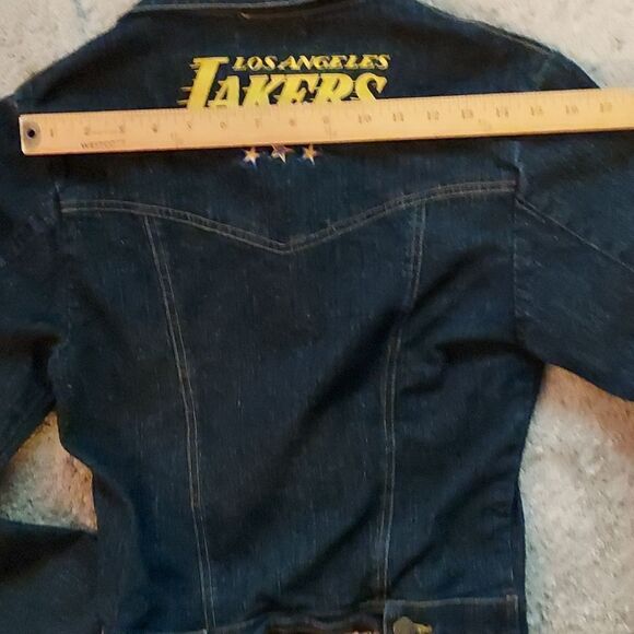 Los Angeles Lakers Denin  Jacket M - Picture 14 of 14